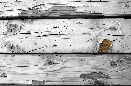 White wooden planks with textured surface and weathered appearance, a Photo by AS photostudio