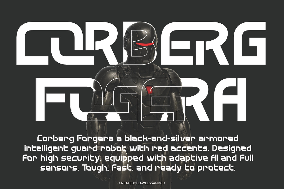 Broock - Modern Display Font, a Font by Flawless And Co (Photo 2 of 10)