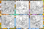 Cozy Dog and Me Cute&Cozy Coloring, a Decorative Illustration by Design Station (Thumbnail 3 of 3)