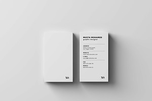 White X Black Luxury Business Card