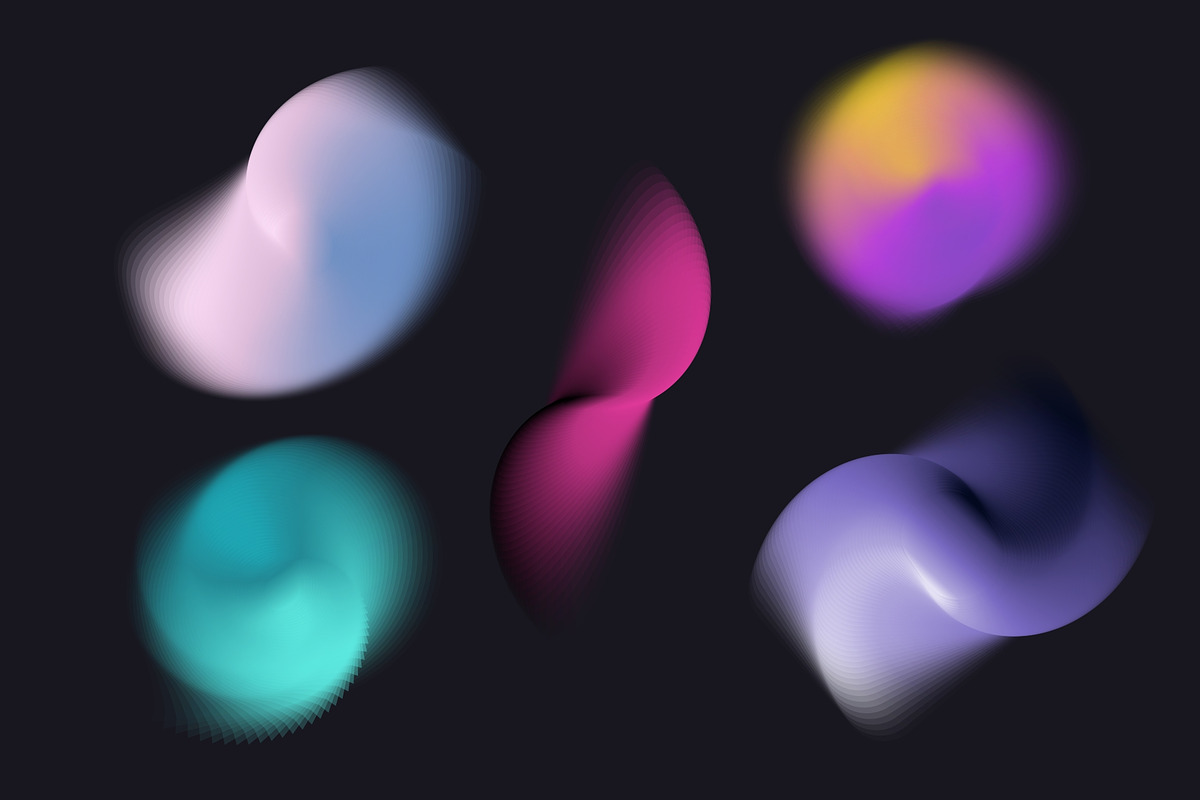 Gradient abstract & geometric set., a Pattern Graphic by lisa_kalev (Photo 12 of 12)