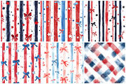 4th of July Patriotic Pattern Bundle, a Pattern Graphic by CitraGraphics (Thumbnail 5 of 7)