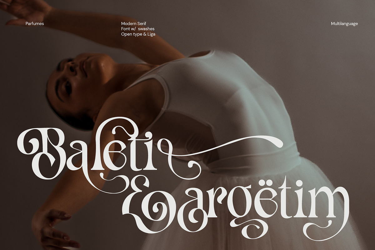 Fd Parfume Serif Font + Swashes, a Serif Font by Fortunes Co (Photo 10 of 12)