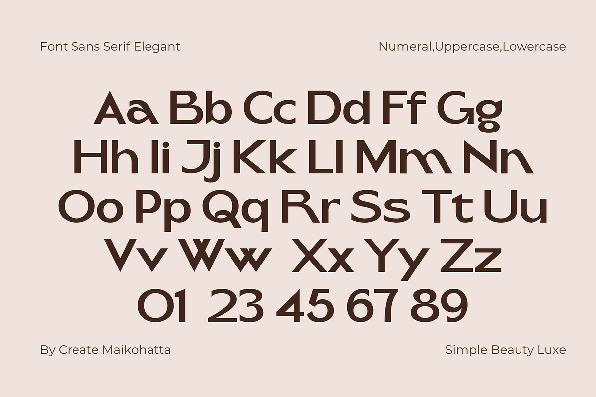 Begav – Elegant Beauty Sans Serif, a Sans Serif Font by MaikoHatta (Photo 3 of 8)