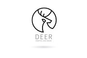 Deer logo, a Branding & Logo Template by Logocreative (Thumbnail 3 of 3)