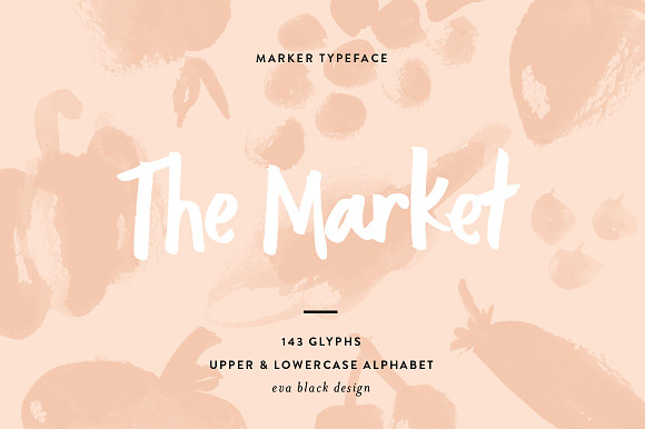 The Market Font preview 5