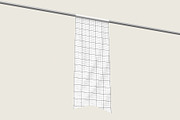 Realistic Hanging Flag Mockup, an Advertising Mockup by graphypix (Thumbnail 4 of 4)