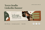 Terra Studio - Linkedin Banner, a Social Media Template by Fannan Studio (Thumbnail 1 of 3)