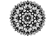 Intricate Black Mandala Circle, a Decorative Illustration by Designer_Momina (Thumbnail 4 of 20)