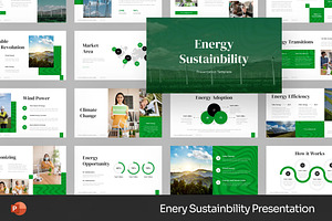 Energy Sustainability Powerpoint, a Presentation Template by Fit-tee