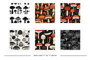 Mushroom Retro Art Patterns, a Pattern Graphic by karenfoleyphoto (Thumbnail 6 of 13)