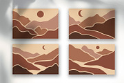 Boho Abstract Landscapes, a Background Graphic by roskque (Thumbnail 6 of 7)