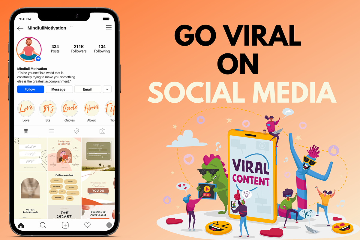 100+ Mindfull Motivation Template, a Social Media Template by Viral Content Design (Photo 4 of 8)