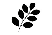 Botanical Leaf Silhouette Bundle, an Illustration by Creativeshirt (Thumbnail 50 of 51)