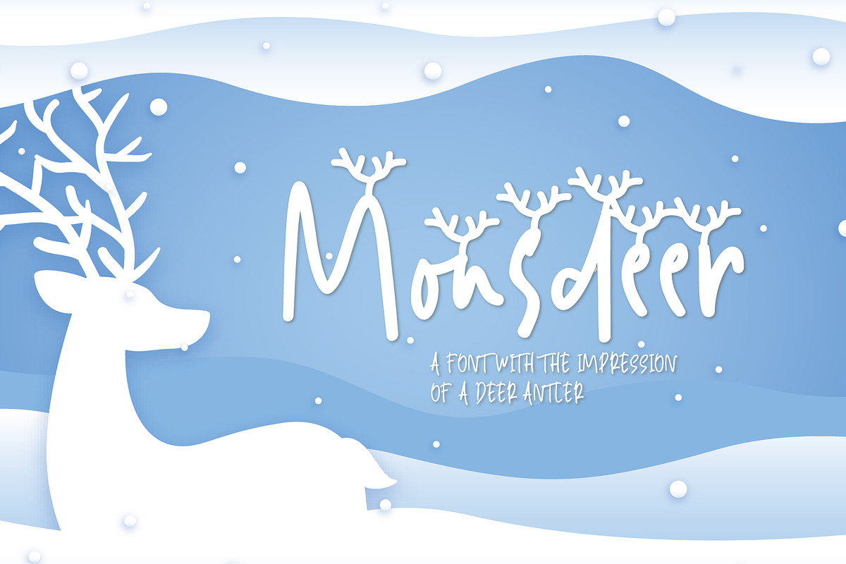 Monsdeer, a Font by Atj.std (Photo 1 of 6)