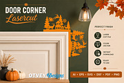Christmas Scene Door Corner Lasercut, a Decorative Illustration by OTVEY DESIGN (Thumbnail 10 of 13)