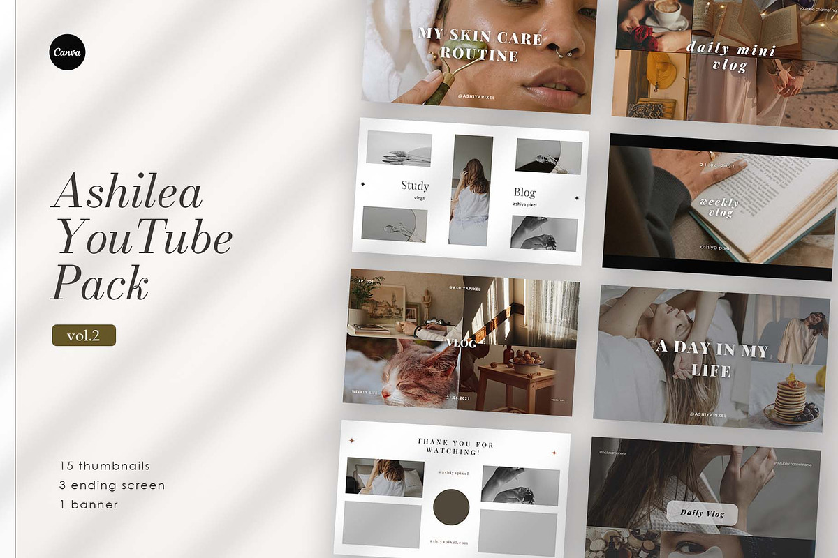 ASHILEA vol.2 YouTube Pack, a Social Media Template by Ashiya Pixel (Photo 7 of 7)