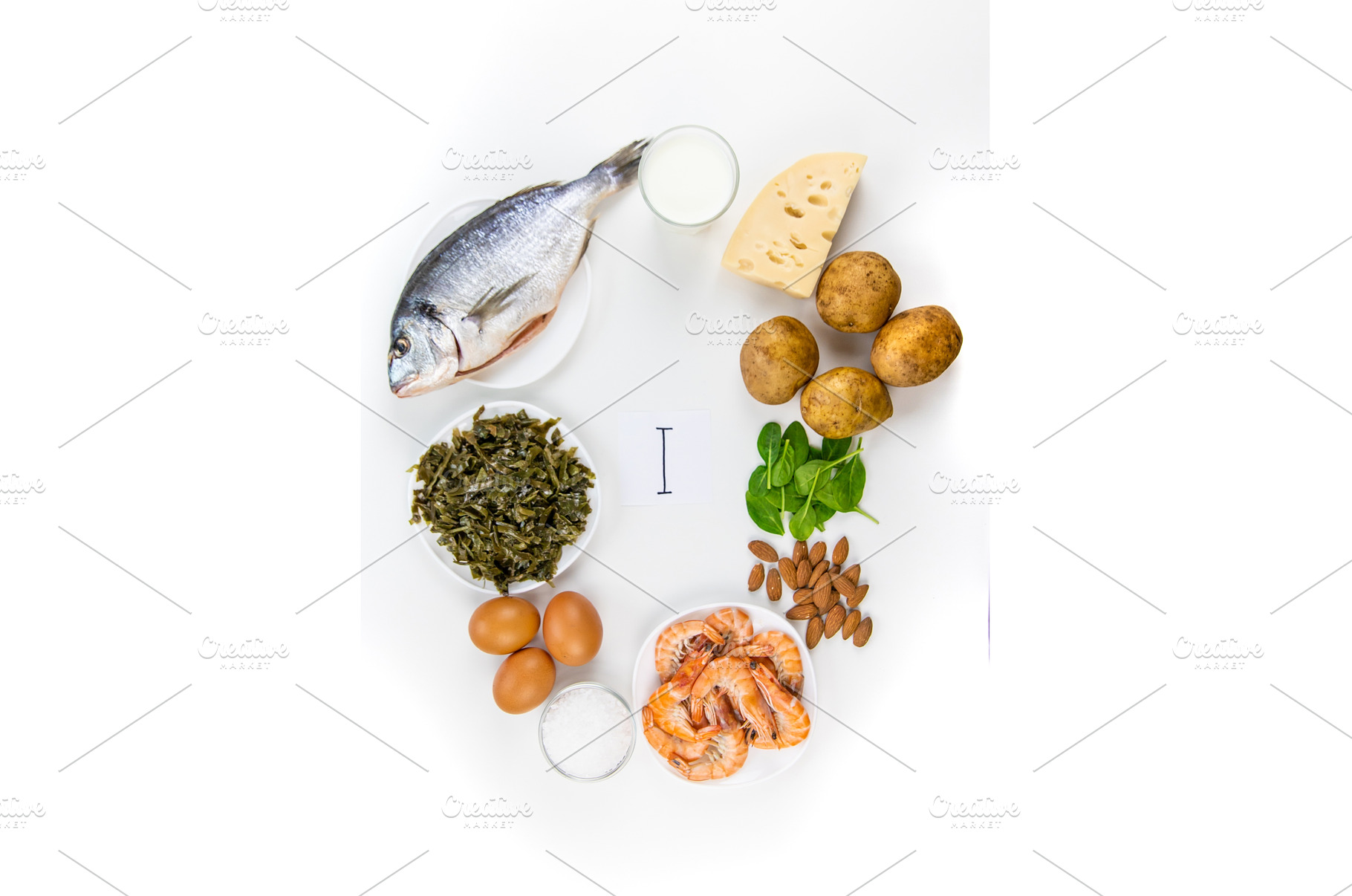 Foods that contain iodine. Selective, a Food & Drink Photo by yanadjana