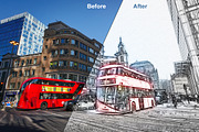 Architecture Art Sketch Photoshop Ac, an Action Add-On by designvillage (Thumbnail 4 of 7)