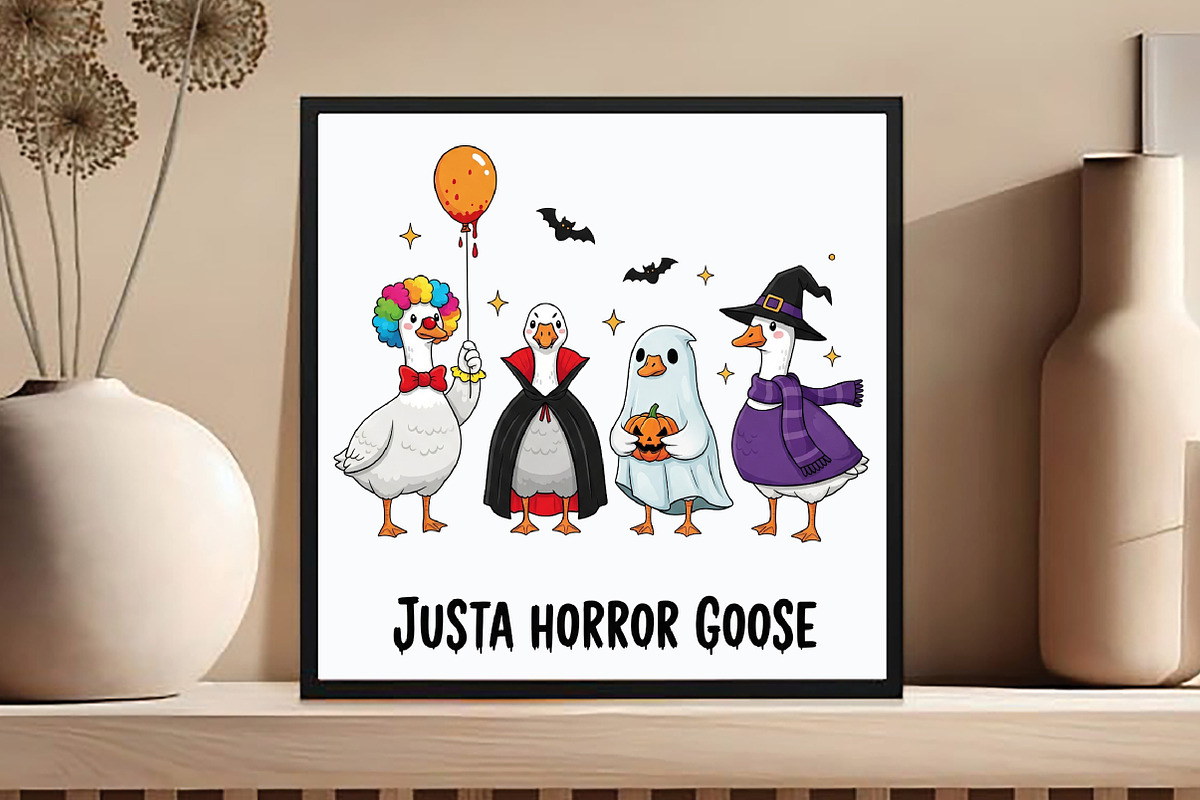 Funny Halloween Just a Horror Goose, an Illustration by DreamCafeArt (Photo 5 of 7)