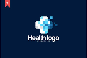 Medical Digital Logo Design Template