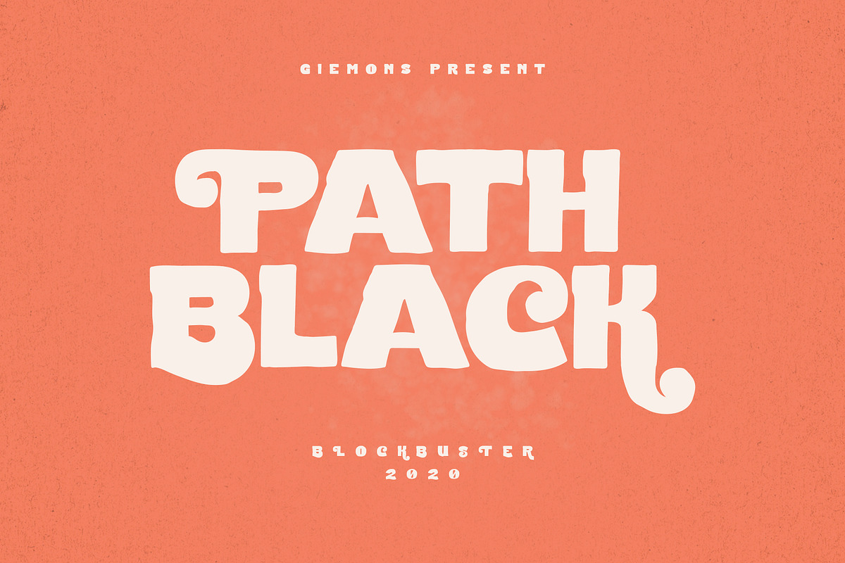 Path Black Typeface - 50% OFF