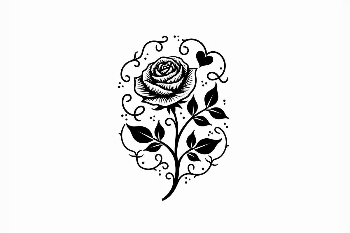 Elegant Rose Flower Bundle, an Illustration by Gfx_Store (Photo 5 of 9)