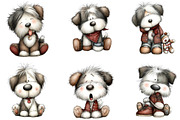 English Sheepdog Clipart, an Illustration by DreamArtGraphic (Thumbnail 5 of 5)