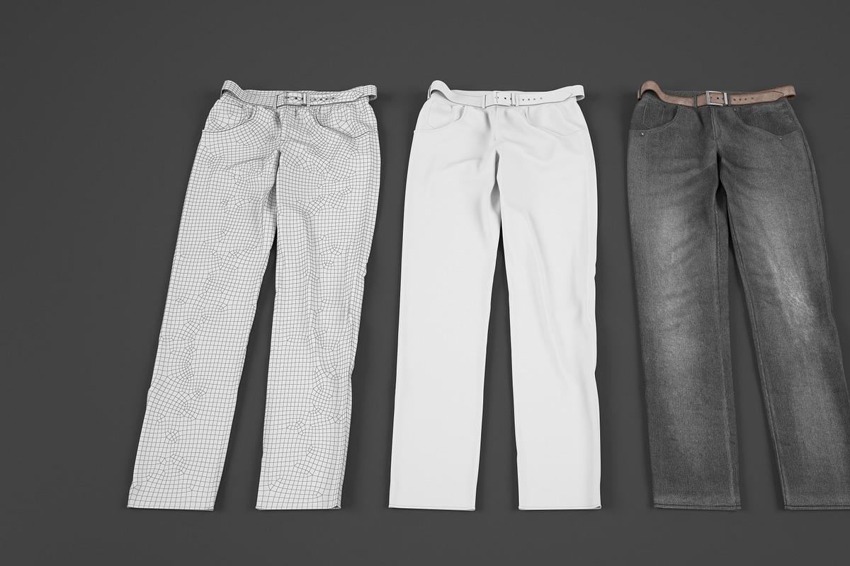 Jeans collection 3D model, a Characters & Person 3D Model by mrGarret (Photo 15 of 19)