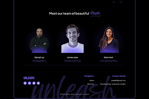 Unleash - Design Agency Website