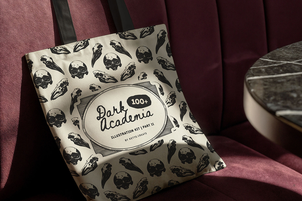 Dark Academia P.2 | Illustration Kit, an Object Illustration by KetteCreate (Photo 3 of 16)