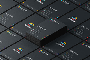 Dark Business Card