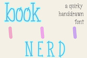 Book Nerd, a handmade serif font, a Handwritten Font by Eryn Rose Design (Thumbnail 2 of 12)