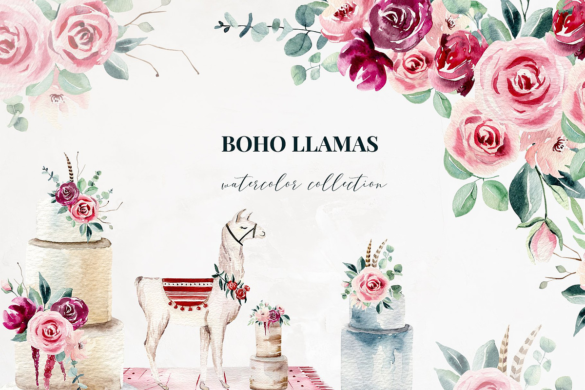 WHOLE SHOP. Watercolor bundle vol 1, an Animal Illustration by anastasiia.art (Photo 11 of 47)