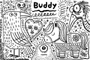 Crunchy Cartoon Inkers Brushes, a Brush Add-On by Heather Green Designs (Thumbnail 7 of 10)