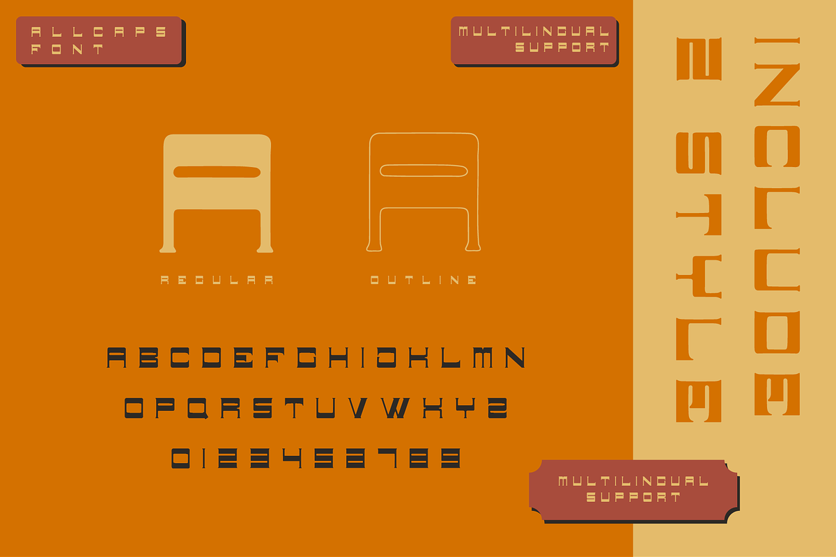 ONDUCTOR - Vintage Display Font, a Handwritten Font by Rightwheels (Photo 2 of 10)