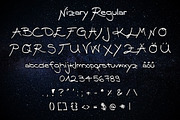 Nizary Natural Font, a Script Font by xresch (Thumbnail 8 of 12)