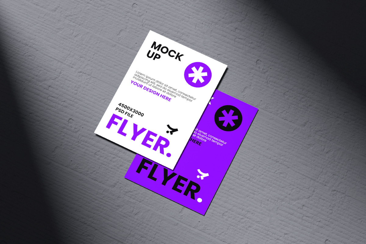 Flyer Mockup, an Advertising Mockup by Rielismee (Photo 5 of 5)