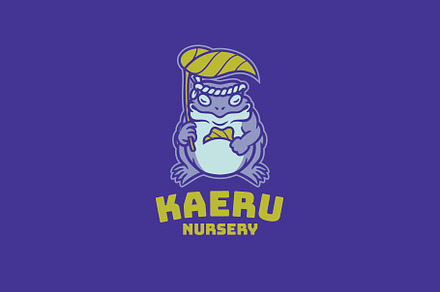 Kaeru Nursery Logo Template