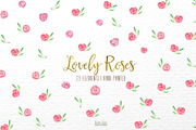 Watercolor,lovely roses, a Decorative Illustration by Autumn Breeze (Thumbnail 2 of 5)
