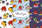 Funny Sunny Kawaii Collection, a Food Illustration by Decor Lines (Thumbnail 10 of 10)