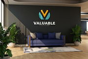 PSD Modern Office Wall Logo Mockup, an Advertising Mockup by Ayy (Thumbnail 6 of 15)