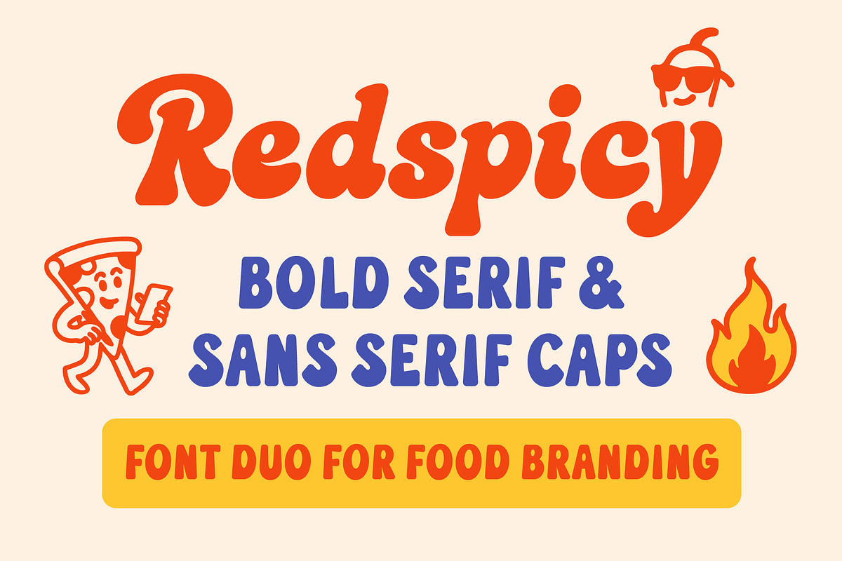 Redspicy - Display Font, a Serif Font by Edignwn Type (Photo 1 of 12)