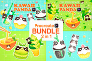 Procreate Bundle Brushes Panda, a Brush Add-On by InkPrintsTattoo (Thumbnail 1 of 12)