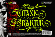 Titanic Fraktur Typeface, a Blackletter Font by alit design (Thumbnail 1 of 20)