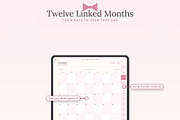 Pink Daily Planner | Hyperlinked, a Poster Template by HeavensStar (Thumbnail 3 of 12)