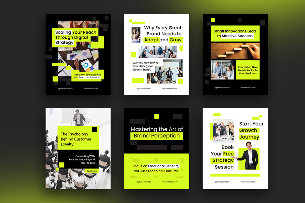 Brand Value & Market + Canva, a Social Media Template by Jiwstudio (Photo 2 of 5)