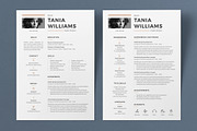 Resume Tania 2 Pages, a Resume Template by Astut (Thumbnail 1 of 5)