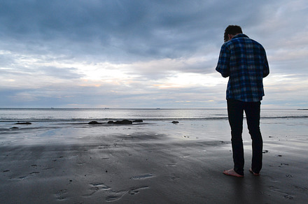 Looking out to sea