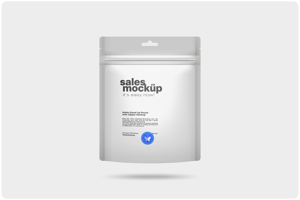Matte Stand-Up Pouch Mockup, a Packaging Mockup by Reformer Mockup (Photo 3 of 5)